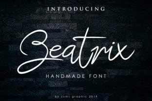 Beatrix Script: A Unique Handwritten Font for Distinctive Design