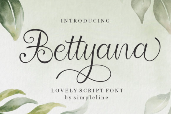 Bettyana Script: A Timeless Handwritten Font for Creative Expression