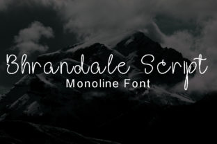 Bhrandale Script: A Bold Handwritten Font with Personality