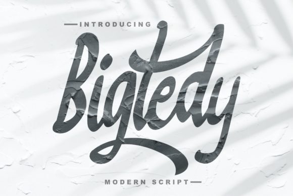 Bigtedy Script: A Timeless Handwritten Font for Captivating Designs