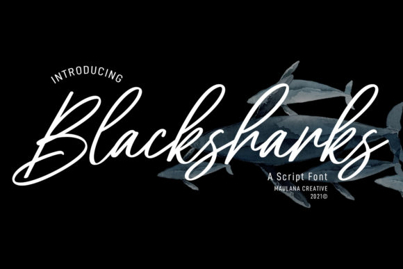 Blacksharks Script: A Playful Font That Elevates Design and Communication