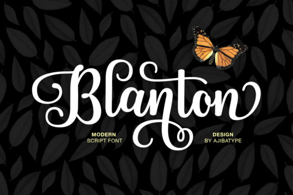 Blanton Script: A Font That Elevates Design with Elegance and Versatility
