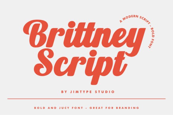 Brittney Script: A Bold and Versatile Font for Modern Design