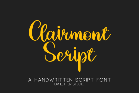 Clairmont Script: The Elegant Handwritten Font for Timeless Design