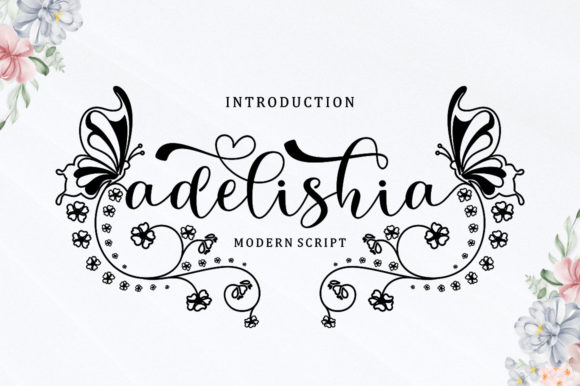 Discover the Beauty of Adelishia Script: A Versatile Font for Creative Design