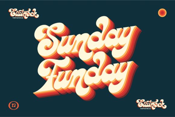 Discovering Eiutneck Script: A Retro-Revival Font for Modern Creativity