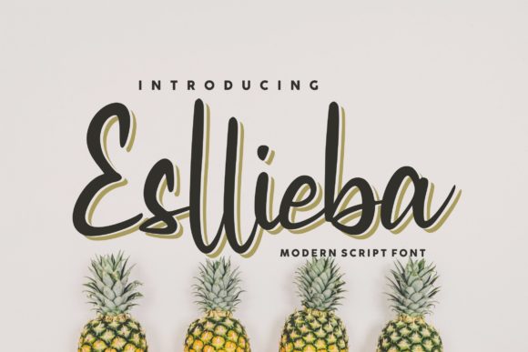 Esllieba Script: A Timeless Font for Modern Creativity