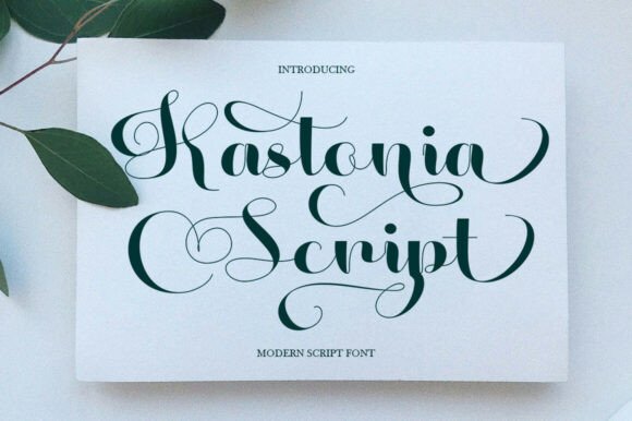 Kastonia Script: A Timeless Font for Modern Elegance
