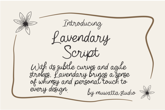 Lavendary Ground Script Font