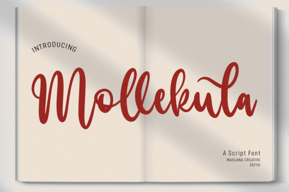 Mollekula Script: A Handwritten Font That Elevates Design with Elegance and Versatility