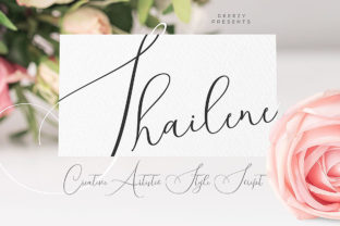 Shailene Script: A Delicate Handwritten Font with Romantic Elegance
