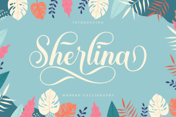 Sherlina Script: Elevating Design with Romantic Calligraphy