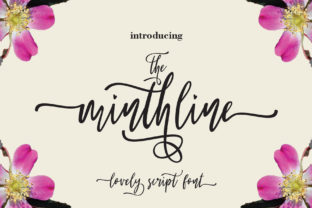 The Minthline Script: Elevating Design with Handwritten Elegance
